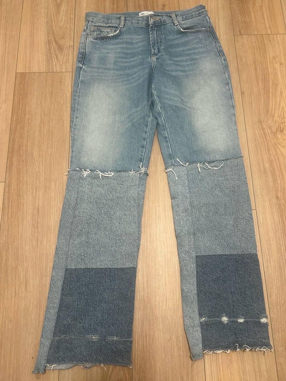 Zara Patchwork Jeans